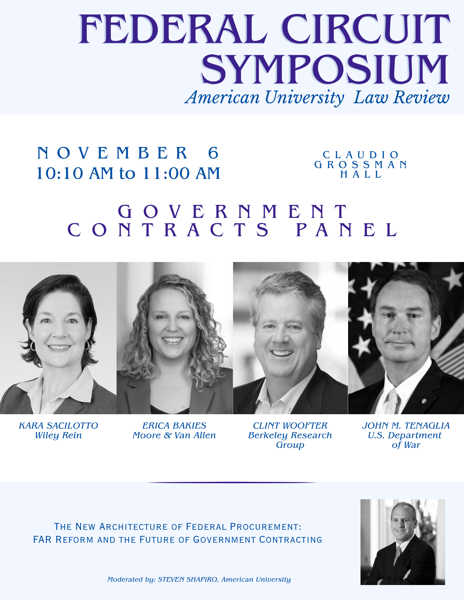 Government Contracts Panel flyer