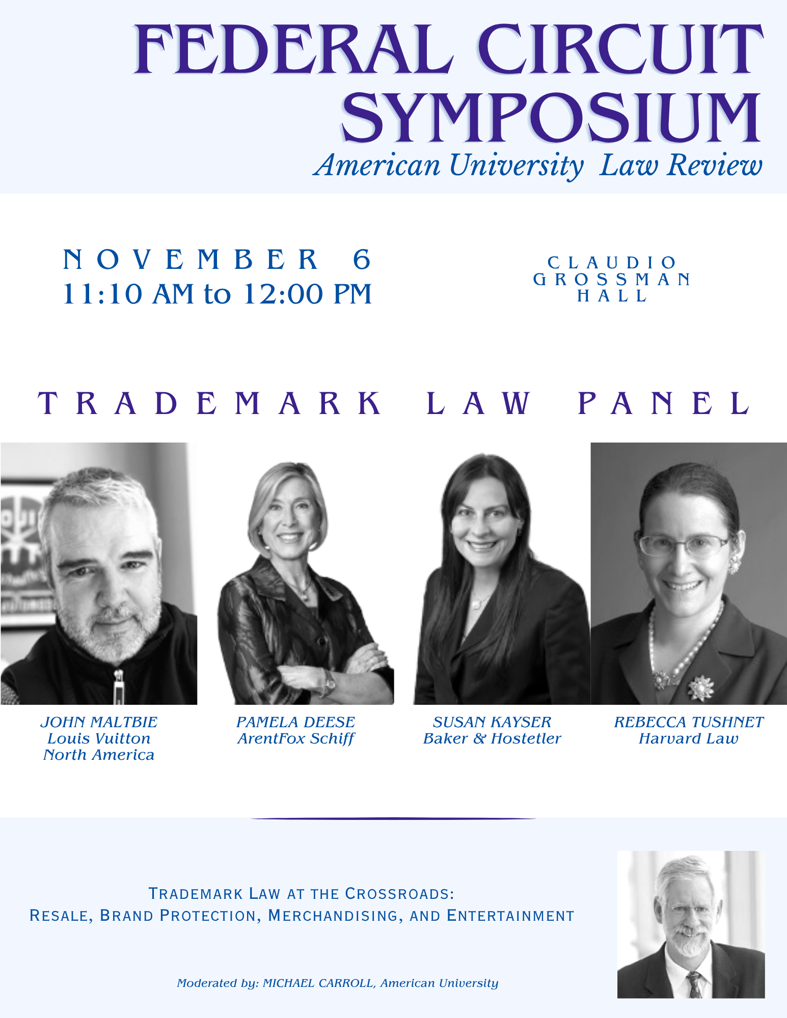 Trademark Law Panel flyer